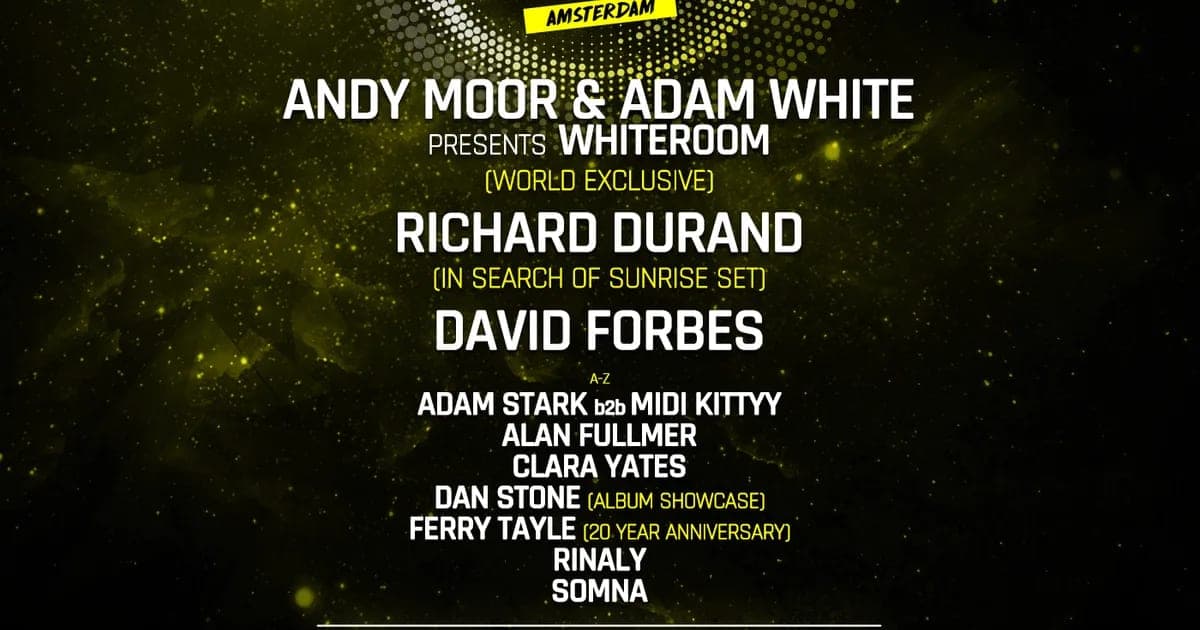 AVA Records 20 Years ADE Special — Presented by Ambrozic Productions Inc.