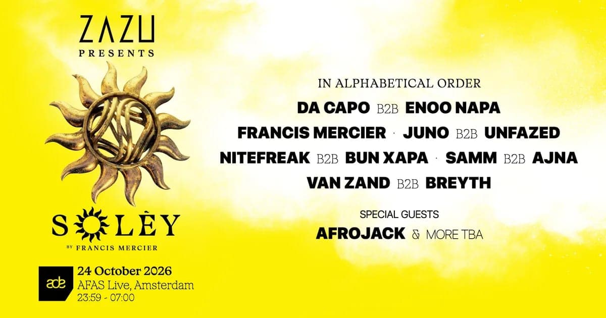 ZAZU presents: SOLÈY by Francis Mercier