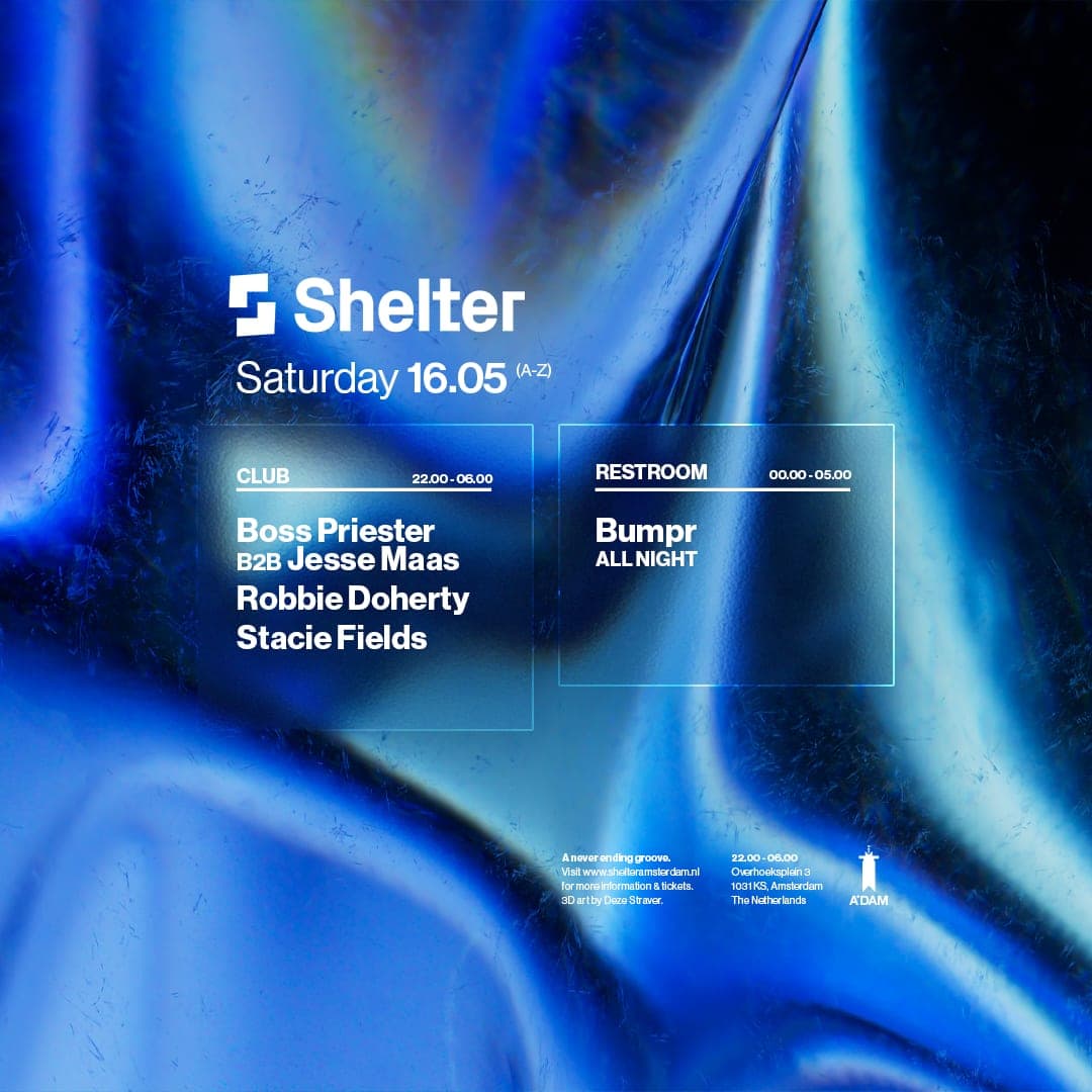 Special guest, Boss Priester B2B Jesse Maas, Robbie Doherty, Stacie Fields & more