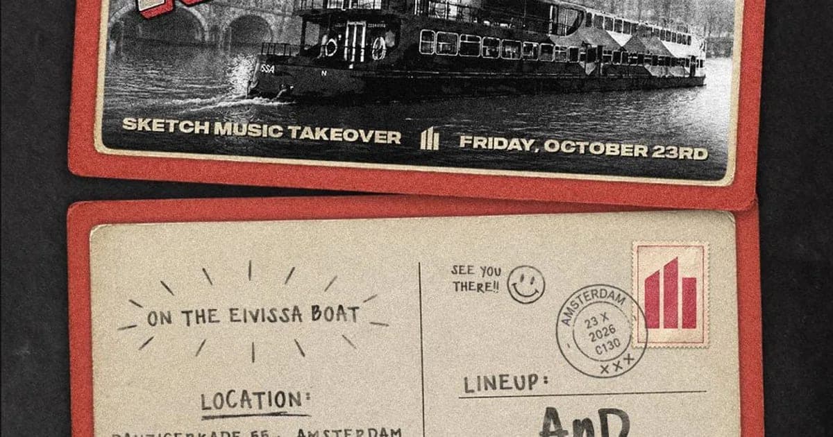 Sketch Music Take Over — ADE Boat Party