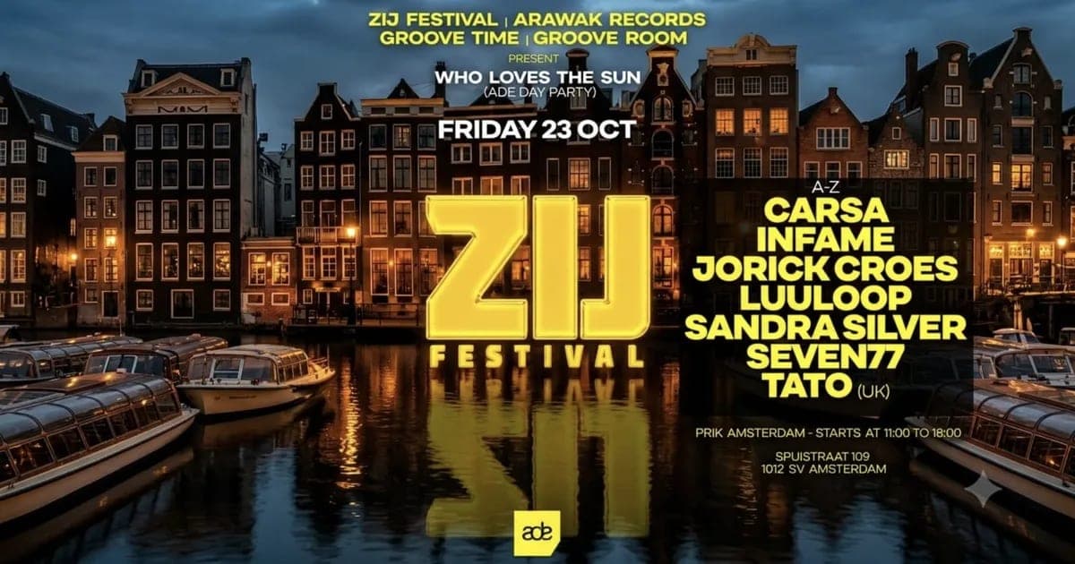 WHO LOVES THE SUN — ADE DAY PARTY