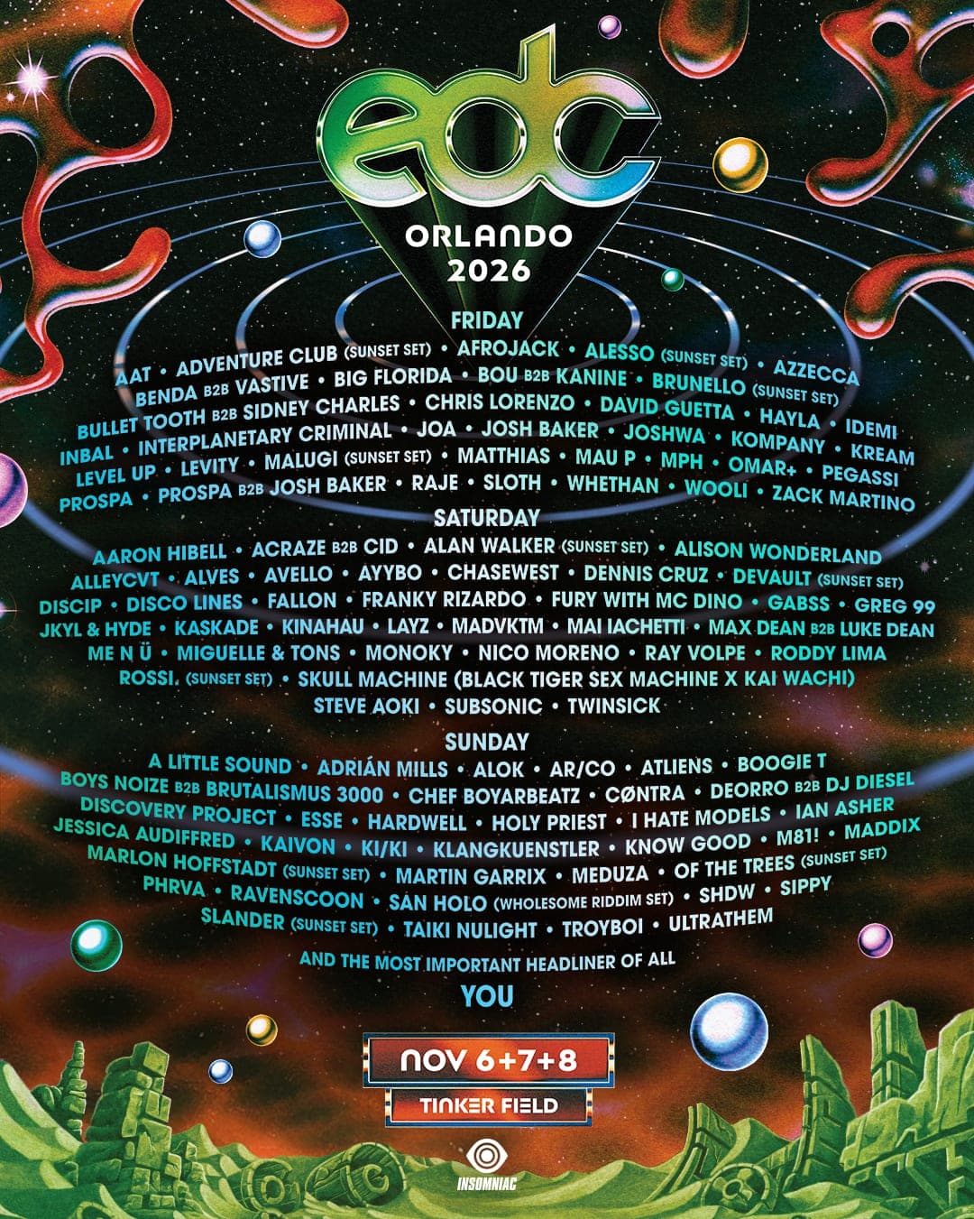 EDC Orlando 2026 – Saturday