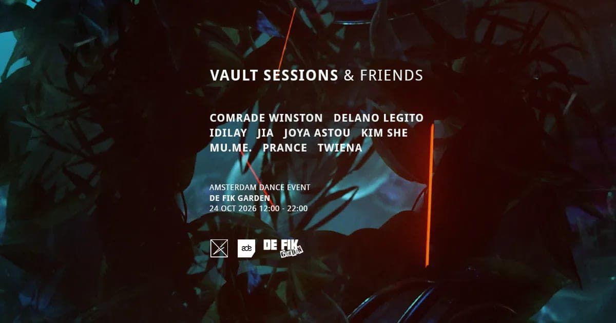 Vault Sessions & Friends ADE | De Fik Garden