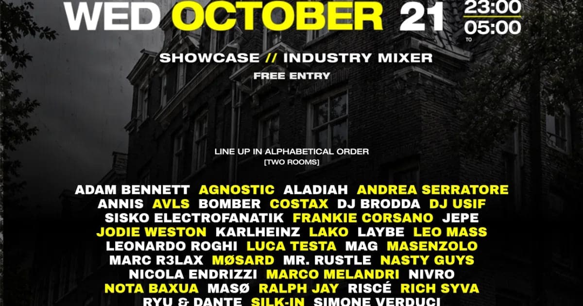 Head Studios x Meritocracy Records Showcase — ADE 2026 Special
