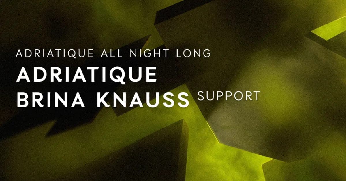 Awakenings ADE — Adriatique All Night Long