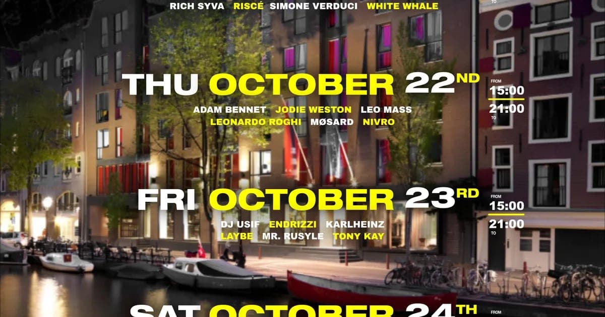 Head Studios Lounge & DJ Set @ ANDAZ Amsterdam – Closing Day