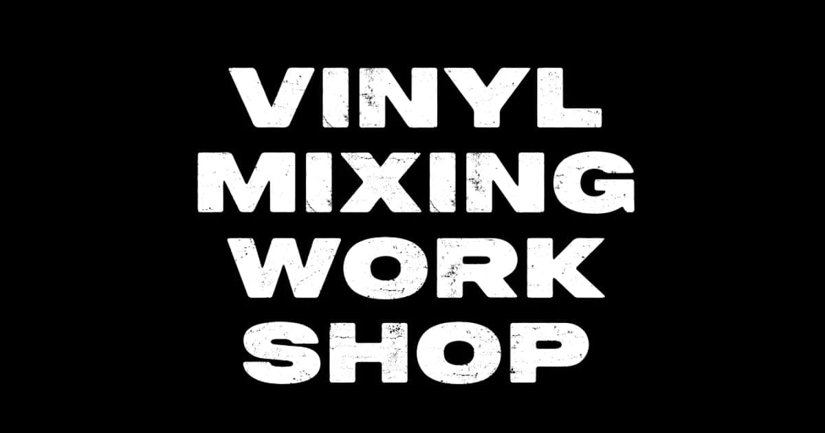 ZWART GOUD - Vinyl DJ Workshop — Mixing with Vinyl