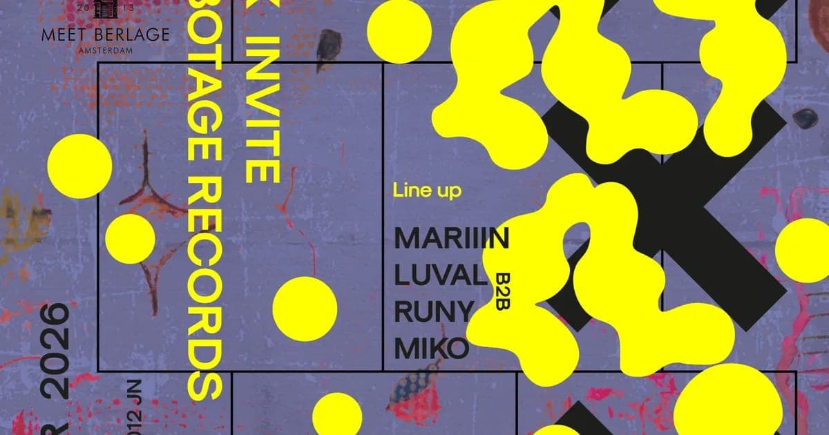 Discosabotage Records Showcase — Canapa-X - ADE Marathon - DAY 1