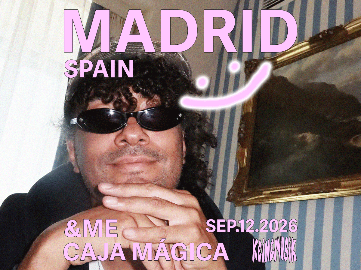Smiley by &ME presented by Brunch Electronik Madrid