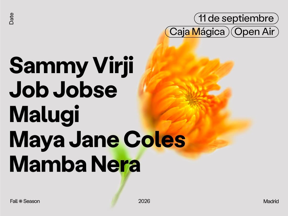 Brunch Electronik Madrid 11.09 — Sammy Virji, Job Jobse, Malugi & más