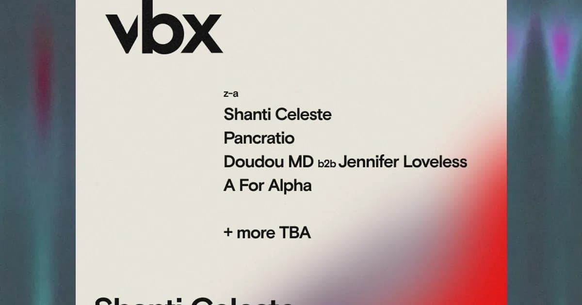 Shanti Celeste Curates VBX - Skatecafe - ADE 22.10