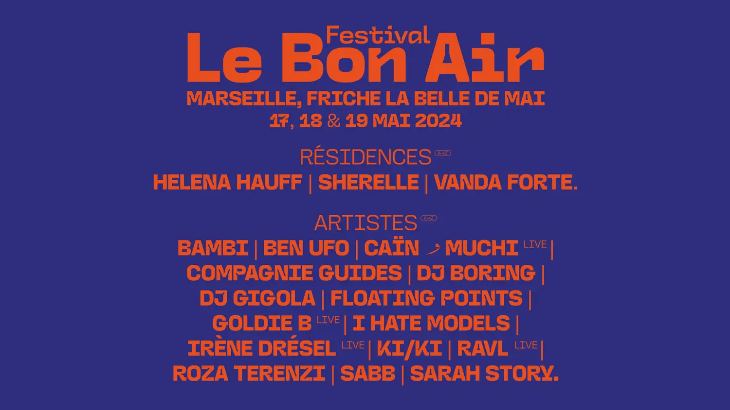 Festival Le Bon Air 2024