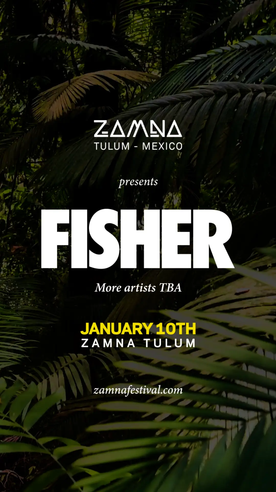 FISHER TULUM - January 10th