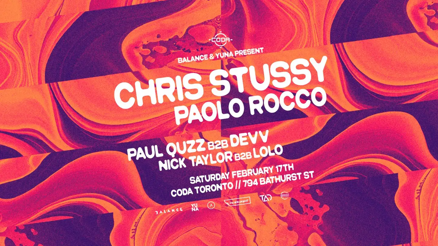 Chris Stussy at Coda, Toronto